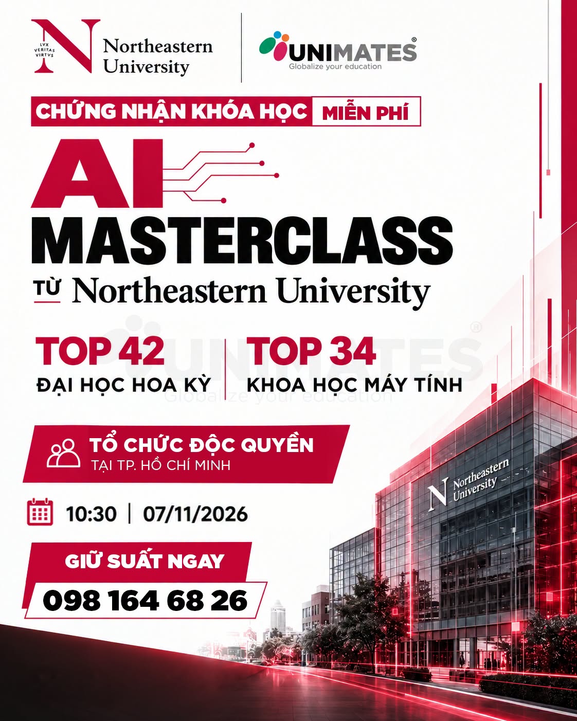 Cơ Hội Được Nhận Giấy Chứng Nhận Khóa Học AI Miễn Phí từ Đại Học Top 50 Mỹ